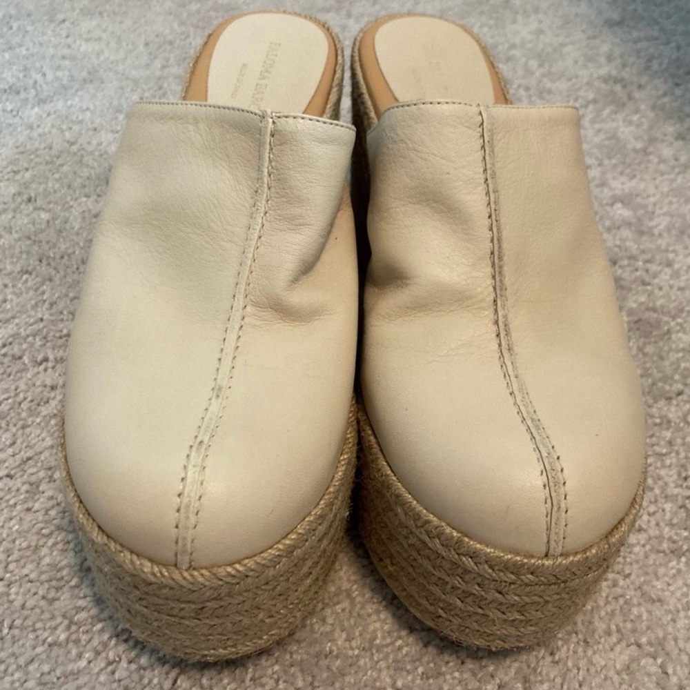 PALOMA BARCELO Platform Wedge Mules